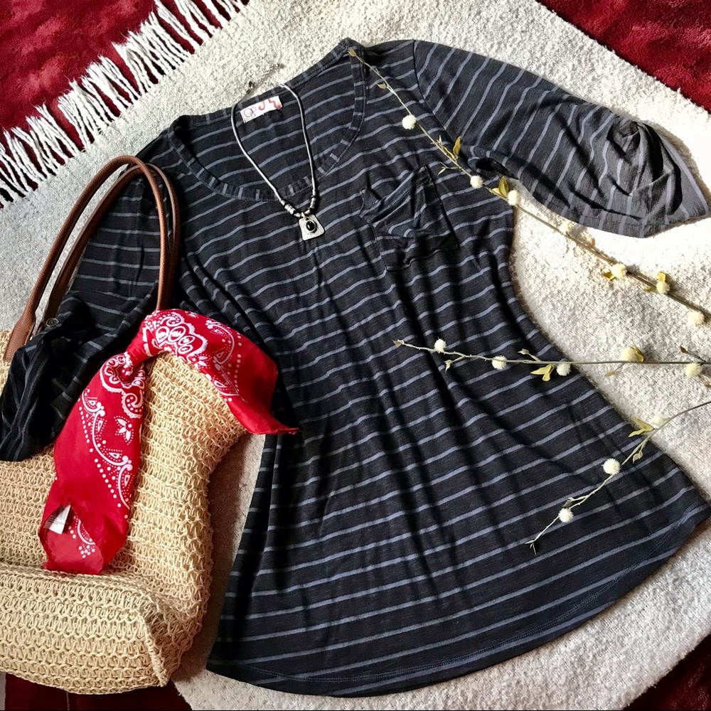 Woman Stripe Top Size M/L